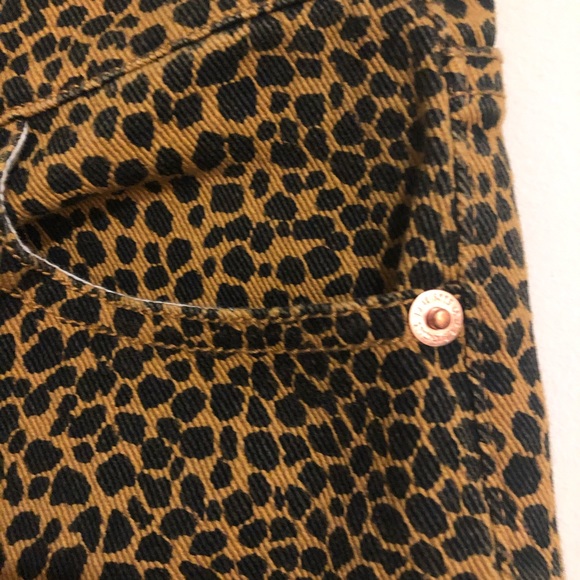 Current/Elliot Stiletto Spot Leopard Skinny Jean - Picture 4 of 5